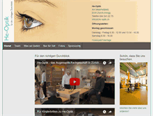 Tablet Screenshot of he-optik.ch